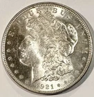 1921 Morgan Silver Dollar $1 Coin - Uncertified, Ungraded Grade
