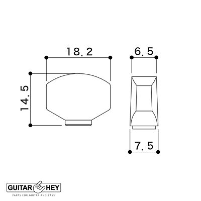 Gotoh SG-381-07 MGTB 6R Non-staggered 6*20,0 Special - Foto 4