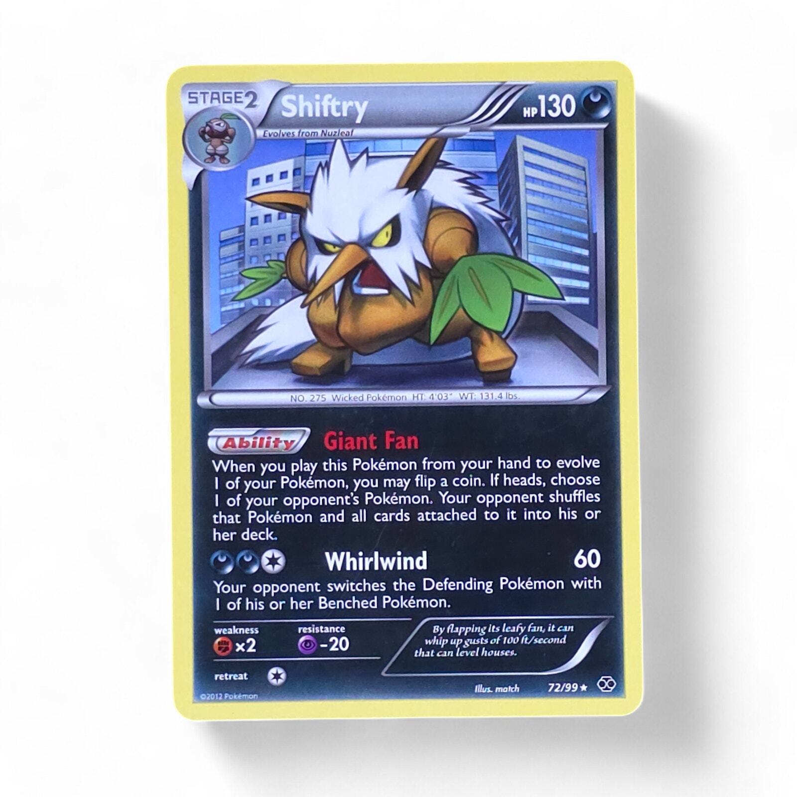 Shiftry 72/99 Pokemon Next Destinies NM
