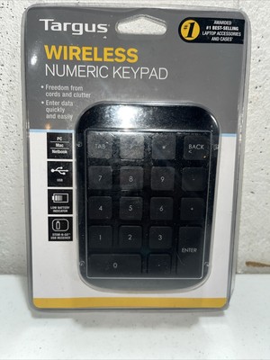 Brand New Targus AKP11US Wireless Numeric Keyboard Keypad Sealed