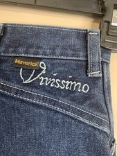 Vintage 70s Maverick Jeans Western Rodeo Womens Jr Sz 11 Straight Made In USA