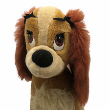 Vintage Lady and the Tramp Disney Plush Lady Puppy Dog Disneyland Stuffed Animal