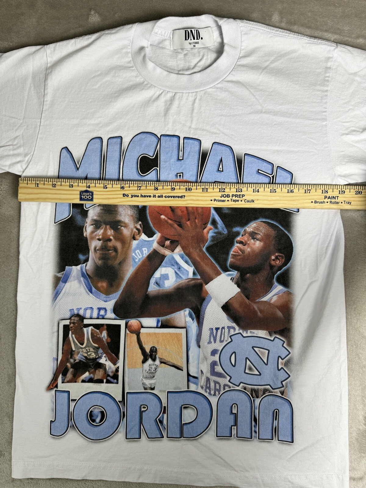NWOT Men’s Vintage Style DND By Ferris Michael Jordan Graphic Tee  Size Medium thumbnail 5