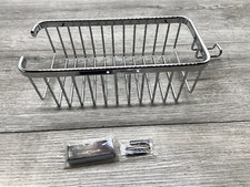 Deltana WBR1054HU26 10-Inch Rectangular Wire Basket with Hook, Chrome