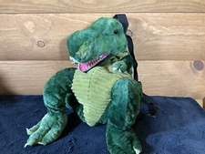 T-Rex Dinosaur Plush Stuffed Backpack Purse - Adventure Planet 20"