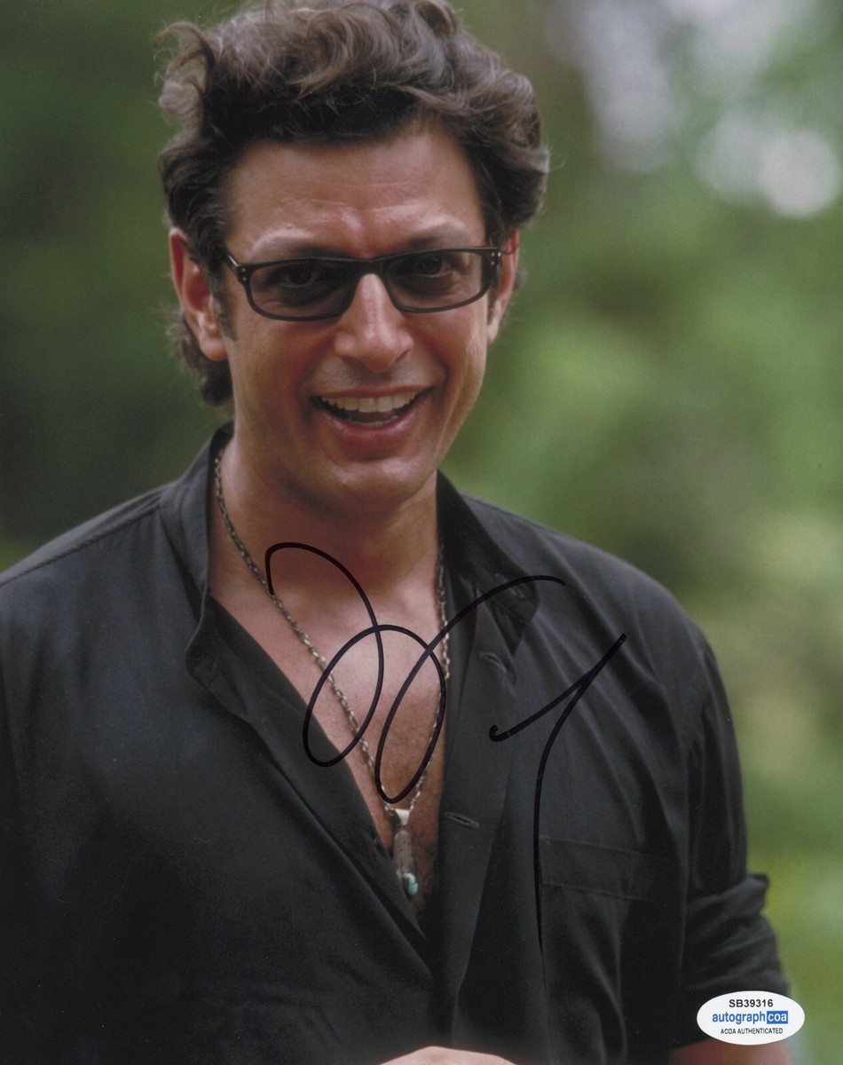 Jeff Goldblum Jurassic Park Autographed Signed 8x10 Photo ACOA | eBay