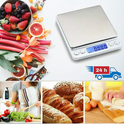 Elektronische Küchenwaage Digital 0,01g 500g Taschen LCD Wiegen Lebensmittel Schmuck