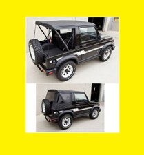 Soft Top Tint Windows Black -top Has Zip Out Windows 86-1994 For Suzuki Samurai