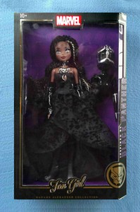 black panther fan girl doll
