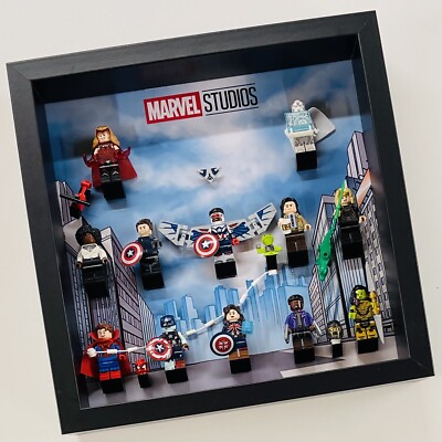 Display Frame for Lego ® Marvel Studio 71031 series figures