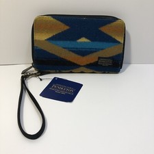 Pendleton Woolen Mills Smart Phone Wallet La Paz Turquoise New W/ Tags Wristlet