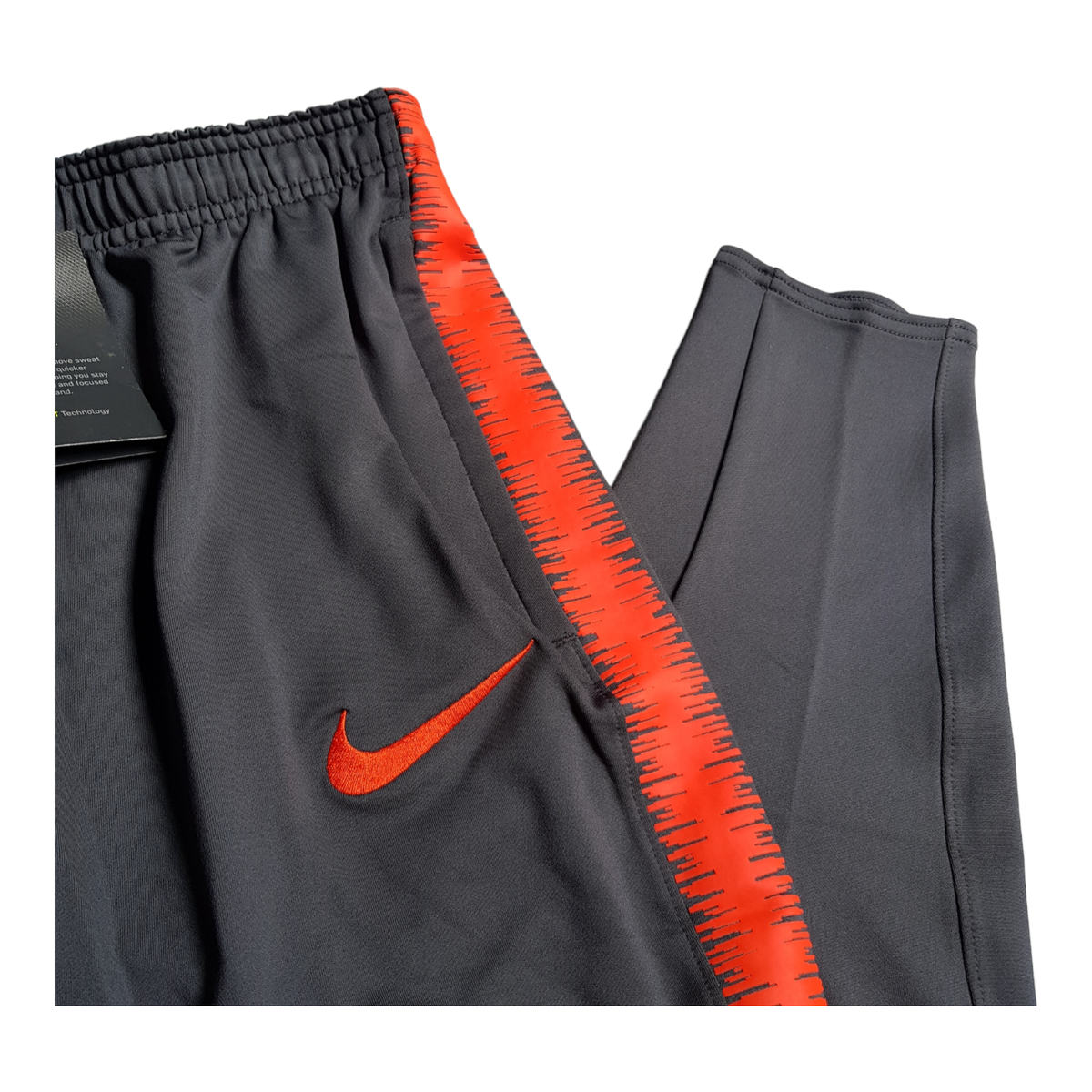 Men's Nike AS Roma Dry Squad Pants 913152-062 Gray/Red size MEDIUM