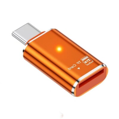 USB2.0 TFs Card Reader USB Type C MicroSDs Memory Card Reader OTG Adapter