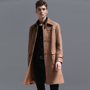 long fabric coat