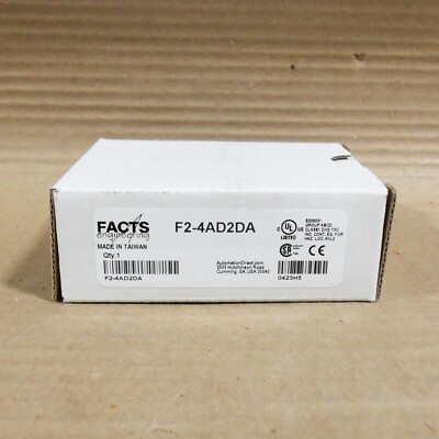 NEW FACTS ENGINEERING F2-4AD2DA ANALOG INPUT OUTPUT MODULE AUTOMATION DIRECT