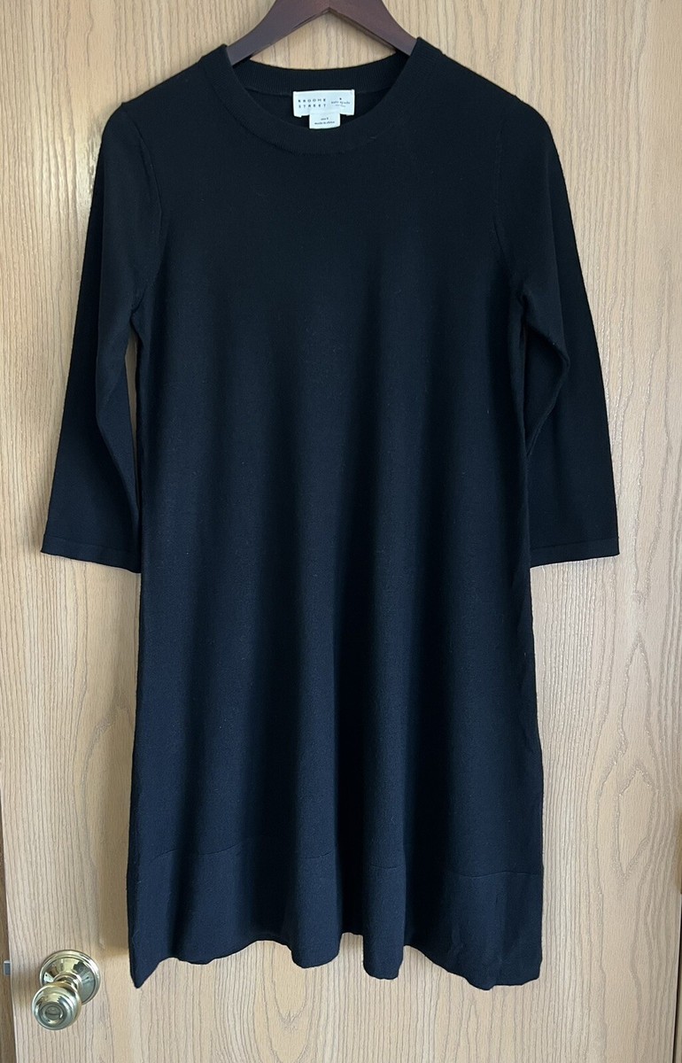 kate spade knit dress Broome Street Everyday Solid Black Sz Small vosn25inclusions