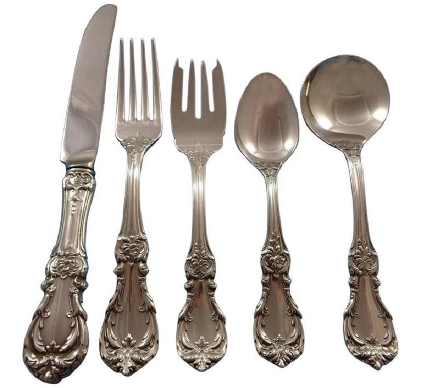 Burgundy by Reed & Barton Sterling Silver Flatware Set for 12