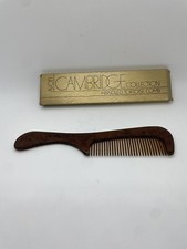 Avon Vintage 1980  s Cambridge Collection Handled Tortoise Comb NOS WITH BOX