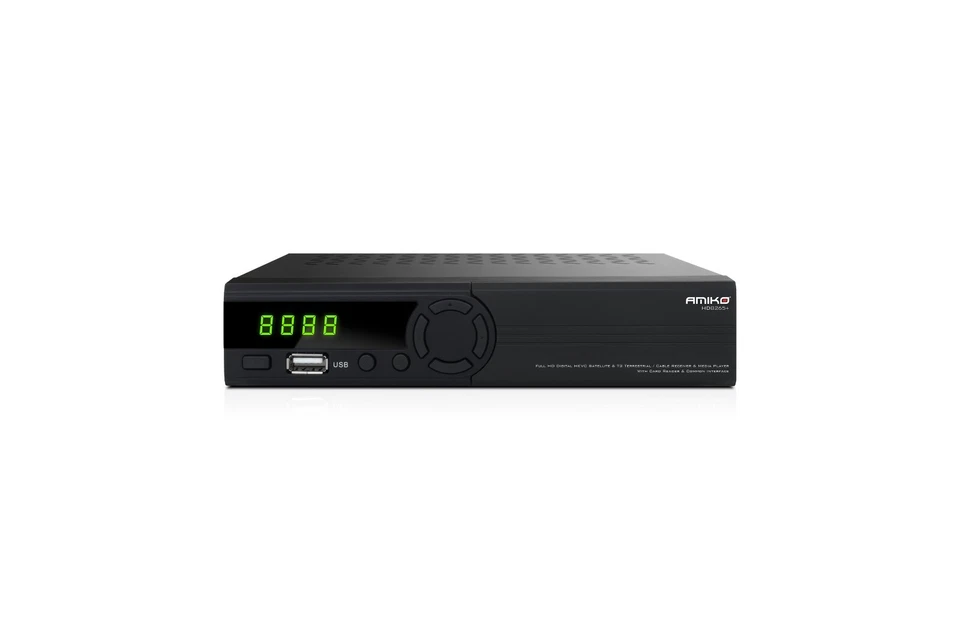 Amiko HD 8265+ Ricevitore DVB-S2/T2/C - Full HD, HEVC, CI, USB, LAN - Immagine 2 di 4