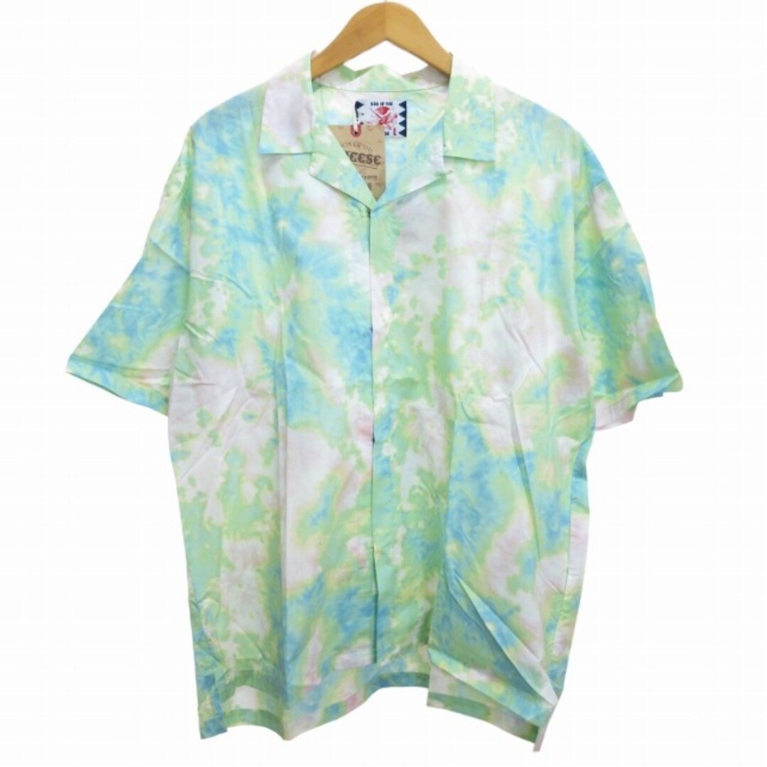 SANOVA CHEESE SON OF THE WITH TAGS 20SS DYE HOOK SHIRT ALOHA ALL 