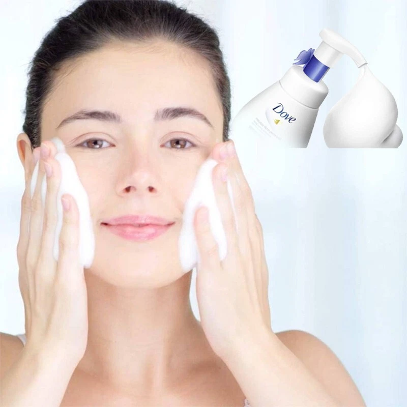 6pz Dove Mousse detergente viso idratante pelli normali e miste 160ml - Immagine 3 di 4