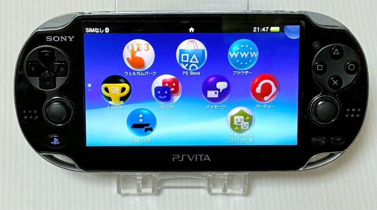 SONY PS Vita PCH-1100 Crystal Black Console Only PlayStation 