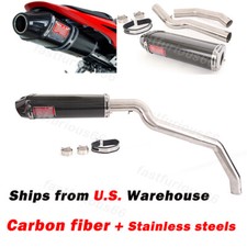 For Honda CBR600RR 2005-2025 Exhaust Mid Link Pipe Slip-on 51MM Muffler  Tips