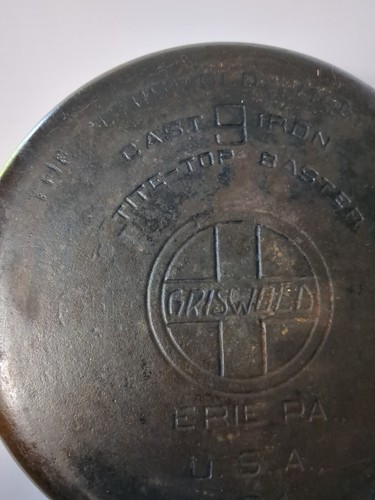 Antique Griswold No. 9 Cast Iron Tite-Top Dutch Oven 834 With Lid A2552 Cooking - 第 11/16 張圖片