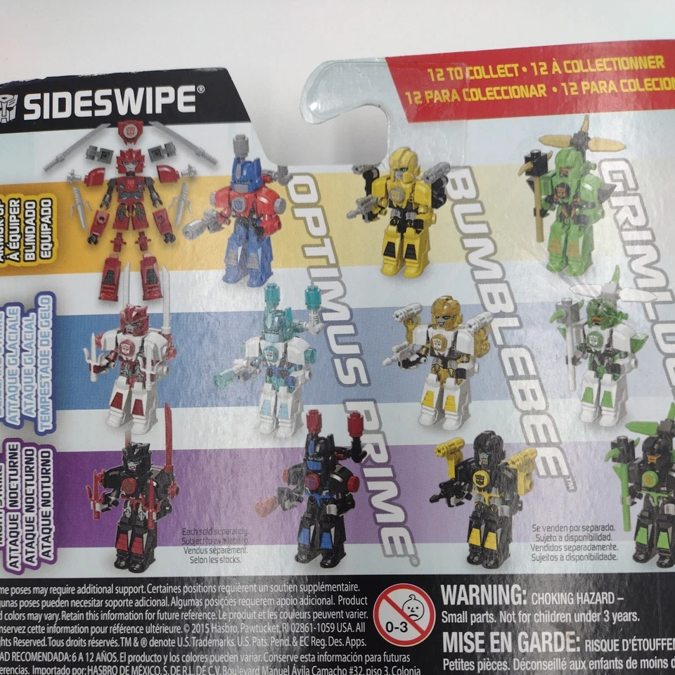 HASBRO KRE-O TRANSFORMERS SIDESWIPE BUILDING TOY 26 Pcs - Image 3 of 4