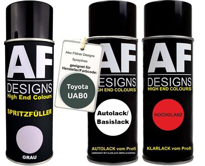Für Toyota UAB0 Dark Green Perl Metallic Spraydose Autolack Klarlack Spritzfülle