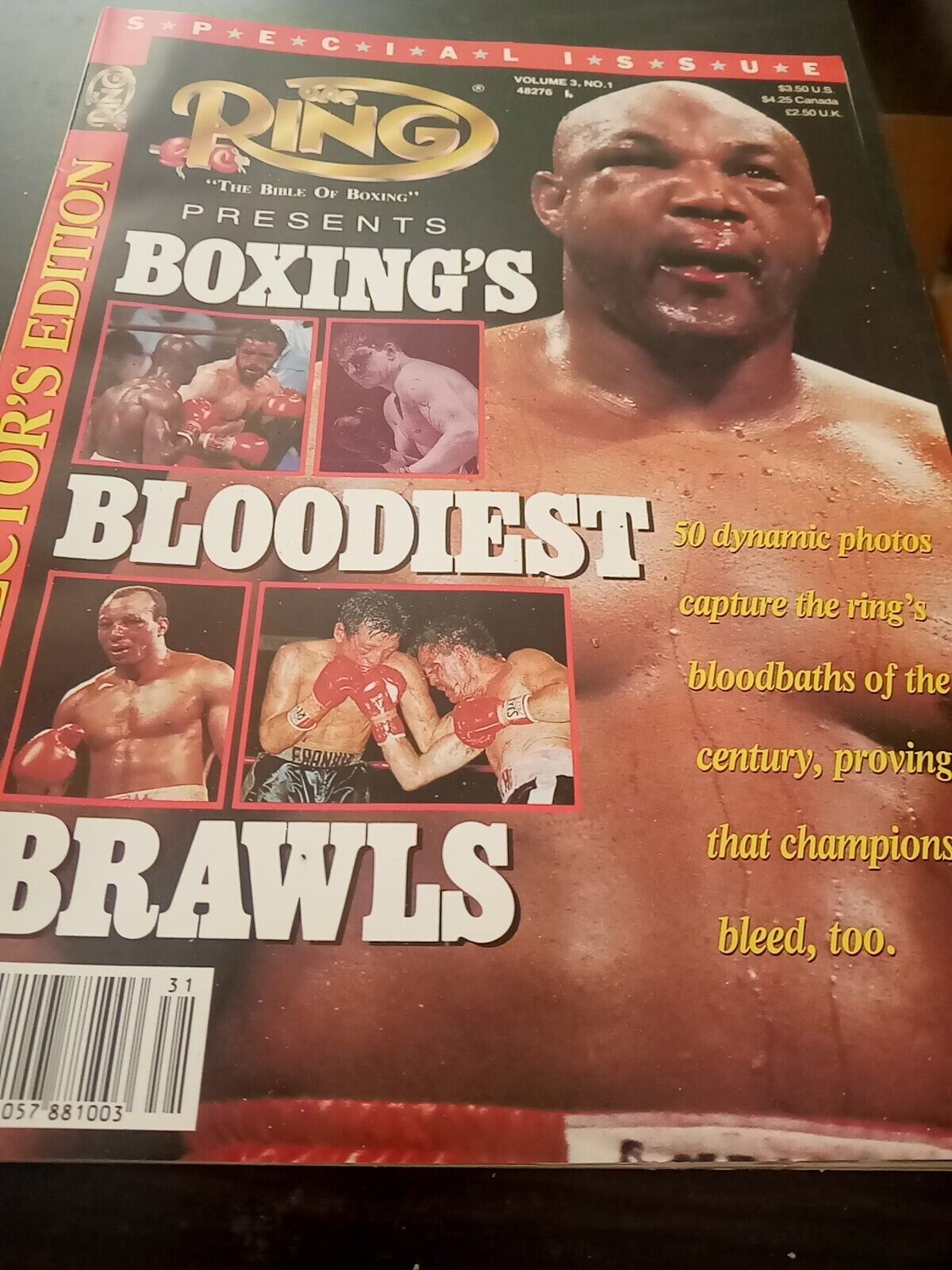 George Foreman 1993 Volume 3 #1 Special Issue The RING Boxing Magazine - Ex