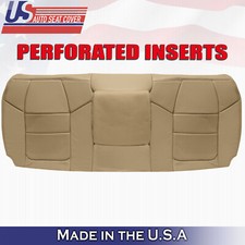 2001 Fits Ford F450 F550 Lariat Rear Bench Top Leather Cover Tan Rear Armrest