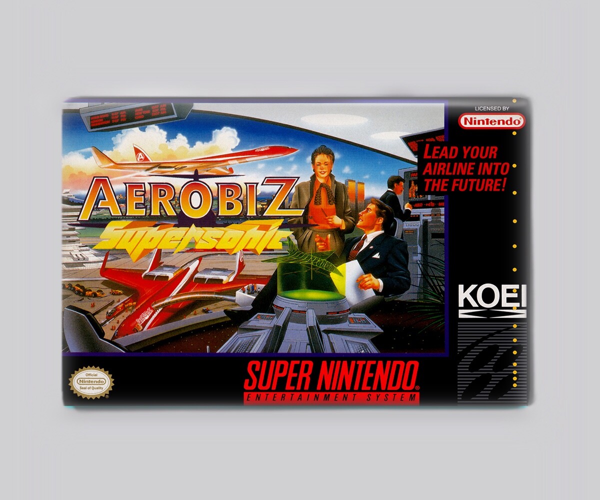 AEROBIZ SUPERSONIC / SNES - 2