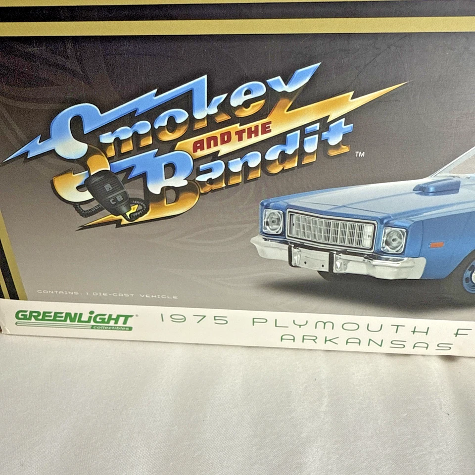1:18 Diecast Smokey and the Bandit 1975 Plymouth Fury Police Pursuit Arkansas - Image 3 of 4
