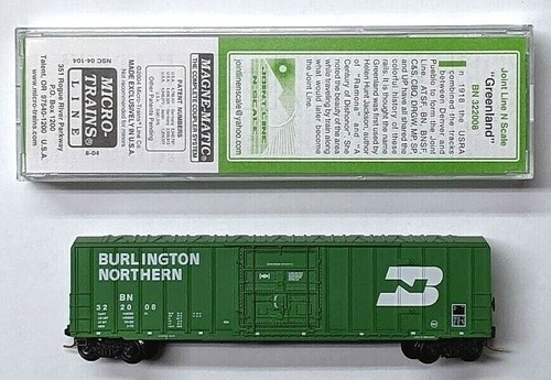 MTL S Micro-Trains 4.104 Special Run Burlington Northern BN 322008 50' vagón de carga | Zustand: New