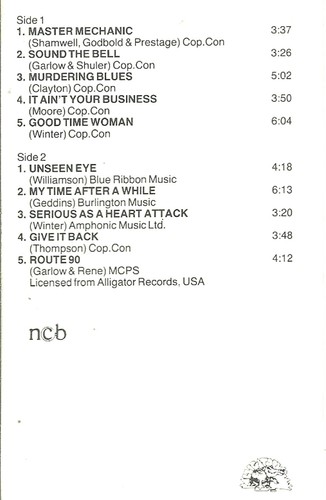 Johnny Winter Serious Business CASSETTE ALBUM Sonet ZCSM 948 Blues Rock Elect - Picture 3 of 6