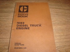 Caterpillar Parts Book 1693 Diesel Truck Engine Seriel 65b11051-up Caterpillar Parts Book 1693 Diesel Truck Engine Seriel 65b11051-up