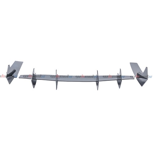 V2 Style Gloss Black Rear Diffuser & Rear Side Splitter For Ford Mustang 15-2021 - Picture 12 of 12