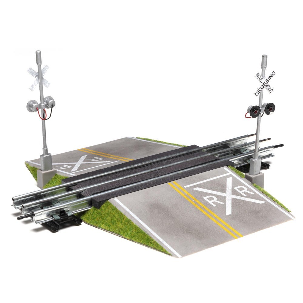 OO Gauge Model Railway Safety Barriers - Chapter 8 Cross-Link Traffic Barriers 1:76 Scale 12-Pack | Painted Scenery
