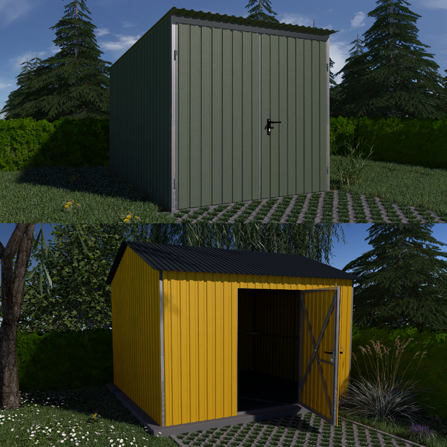 Gerateschuppen Geratehaus Schuppen Gartenhaus Gartenschuppen Bristol 2 4qm Anthr Gunstig Kaufen Ebay