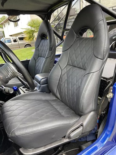 Toyota Celica T230 Faux Leather Seat Covers 1999-2006 In Black Diamond Stitching