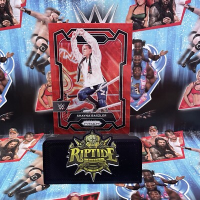 Shayna Baszler WWE Panini Prizm 2024 Undercard Red Wave Prizm #133