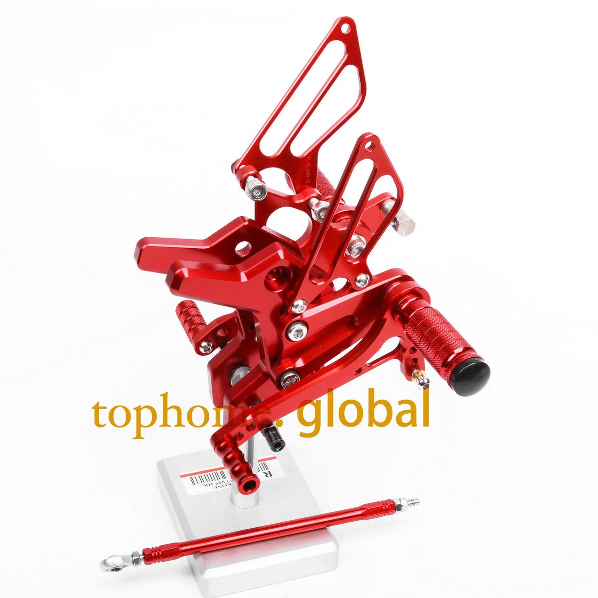 スナップ For Honda CBR600 F4i 2001-2006 Red CNC Adjustable Rearset Footpegs