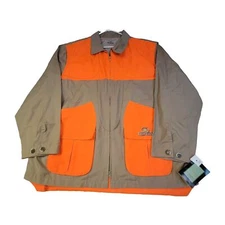 Redhead Hunting Shooting Coat Shirt Men 2XL Tan Orange Long Sleeve Padded New