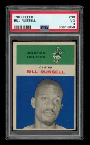 1961-62 Fleer Set-Break # 38 Bill Russell PSA 3 VG