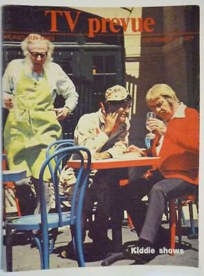 Regional Chicago TV Prevue guide Sept 4 1977 CAPTAIN KANGAROO Premiere RAFFERTY