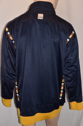 Akademiks 3XL Zip Up Jacket Sweatshirt Navy Blue Pockets 90s Y2K Windbreaker - Picture 5 of 10