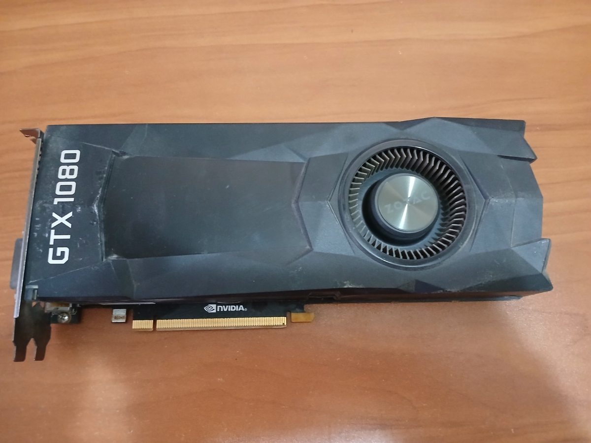 Zotac Nvidia GeForce GTX 1080 8GB Graphics Card GPU PC Used (HDMI PORT  FAILED)