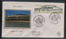 Enveloppe Premier Jour Timbre Chinon N° 2817 Oblitéré Chinon 1993