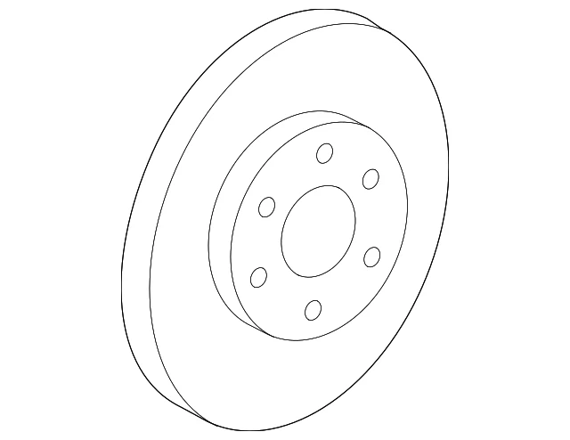 Genuine GM Front Disc Brake Rotor 22955495 - Image 2 of 3